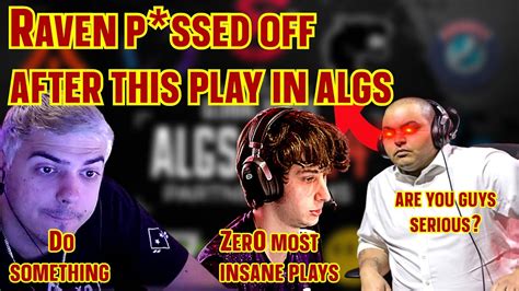 TSM Raven gets frustrated after this play in ALGS | Zer0 Aggressive Play | NA Algs Day 4 ...