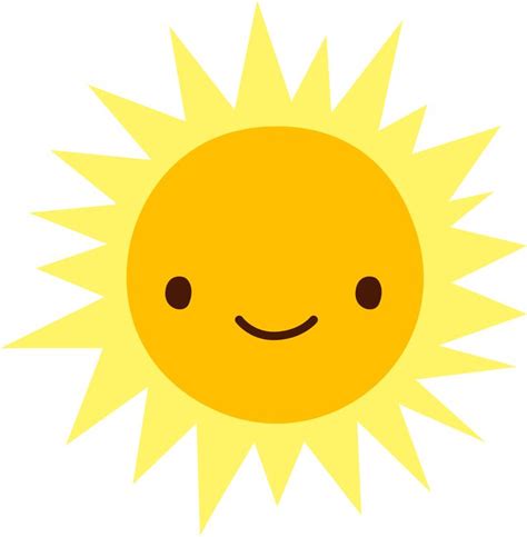 Sun Illustration, Sunshine, Clip Art, Archive, Scrapbook, - Smiley ...