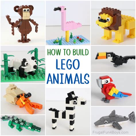 How to Build Awesome LEGO Animals - Frugal Fun For Boys and Girls