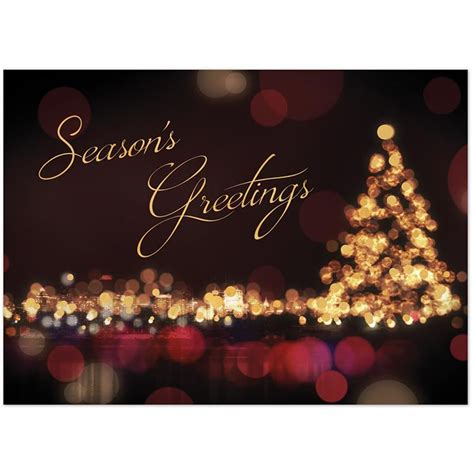 Send your season's greetings in style with a personalized business holiday card. Personaliz ...