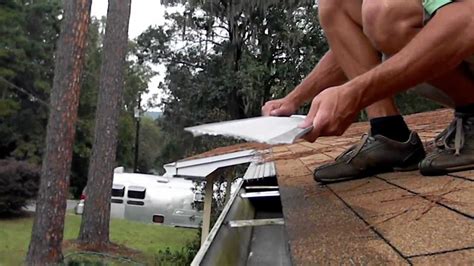 Rhino Guard Gutter Shield Best Install - YouTube