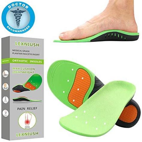 Professional Plantar Fasciitis Shoe Inserts Women & Men - Best Insoles ...