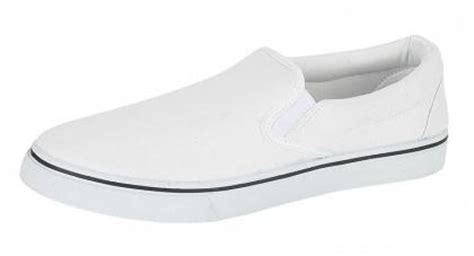 MENS PLAIN PLIMSOLLS ESPADRILLE TRAINERS WHITE CANVAS DECK SHOES SIZE 7 - 12