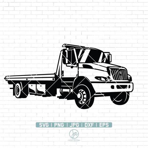 Tow Truck Svg File Tow Truck Driver Svg Tow Truck Clipart | Etsy in ...