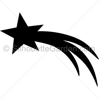 Shooting Star Silhouette