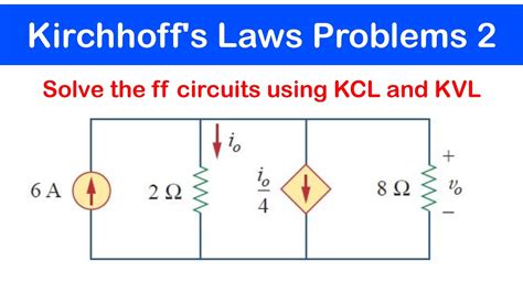 ☑️08 - Kirchhoff's Current and Voltage Law - Practice Problems 2.7 and 2.8 fundamentals of ...