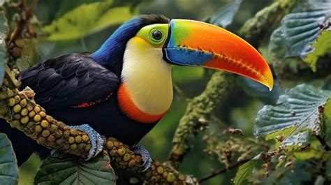 Premium AI Image | A beautiful exotic toucan bird with a large keeled ...