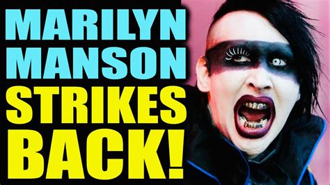 Marilyn Manson Files to DISMISS Allegation Lawsuits Against Him! - YouTube