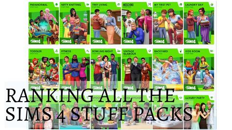 Ranking All the Sims 4 Stuff Packs from WORST to BEST - (what stuff ...