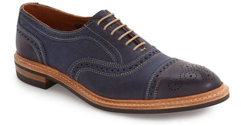 Allen Edmonds 'strandmok' Cap Toe Oxford in Blue for Men | Lyst