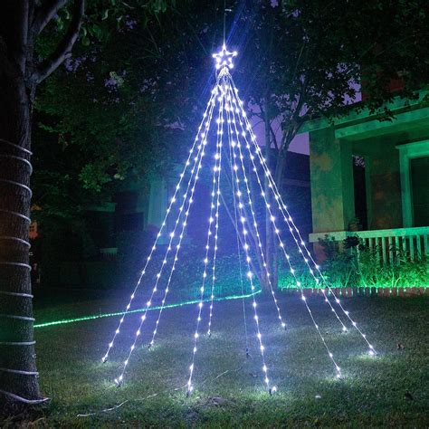 DAANIS: Waterfall Led Indooroutdoor Christmas Tree Light