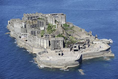 The abandoned Hashima island, better known as Battleship Island, Japan ...