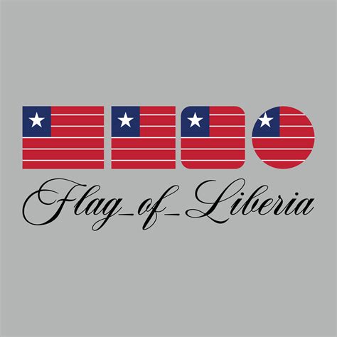 Flag of Liberia nation design artwork 21854145 Vector Art at Vecteezy