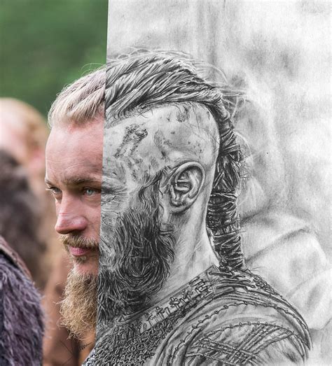 Ragnar Lothbrok | Pencil Drawing :: Behance