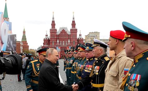 Military parade on Red Square • President of Russia