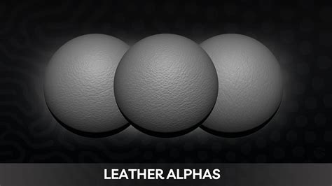 ArtStation - 20 Seamless Leather Alphas ( Tileable ) | Brushes