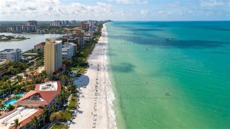 Vanderbilt Beach Naples Aerial Stock Photography – Naples Area Stock ...