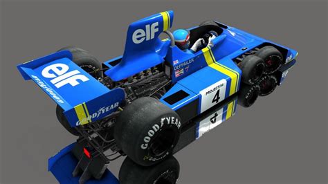 Vintage car, race cars, formula cars, mirror, Assetto Corsa, Tyrell 034 F1, Formula 1, high ...