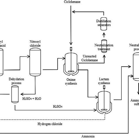 Scheme of caprolactam production. | Download Scientific Diagram