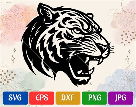 Panther Svg Eps Dxf Png Jpg Silhouette Cameo - Etsy