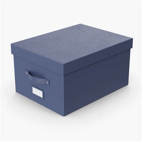 Blue Storage Box model - TurboSquid 1975192