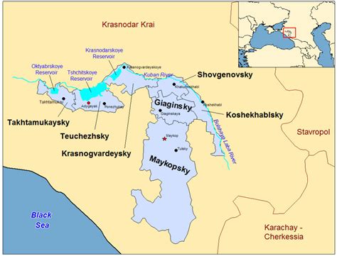 Adygea Republic- Monday Map - One Man's World