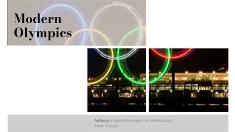 MODERN OLYMPICS