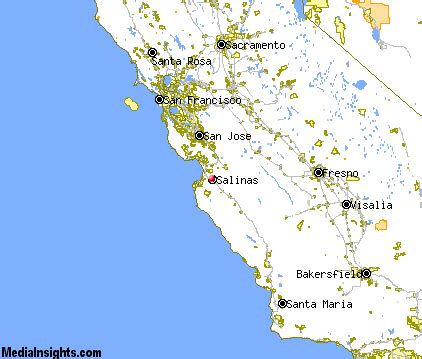 Salinas, California Map