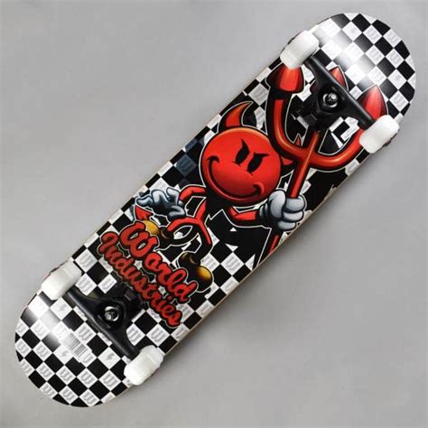 World Industries Devilman Checkers Complete Skateboard - 8.0'' x 31'' - SKATEBOARDS from Native ...