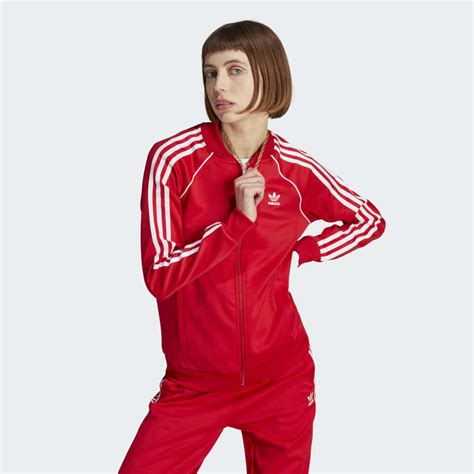 adidas Adicolor Classics SST Track Top - Red | adidas LK