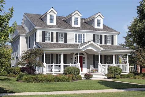 Dark Gray House White Shutters: Why This Color Combo Is So Popular and ...