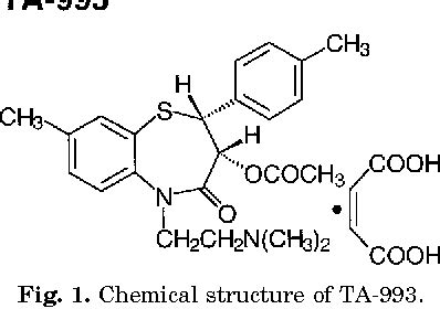 Figure 1 from The mechanism of the increasing action of TA-993, a new 1,5- benzothiazepine ...