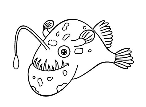 16 Anglerfish Coloring Pages - ColoringPagesOnly.com