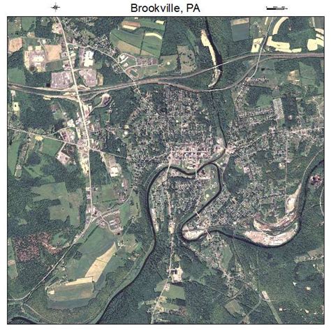 Aerial Photography Map of Brookville, PA Pennsylvania