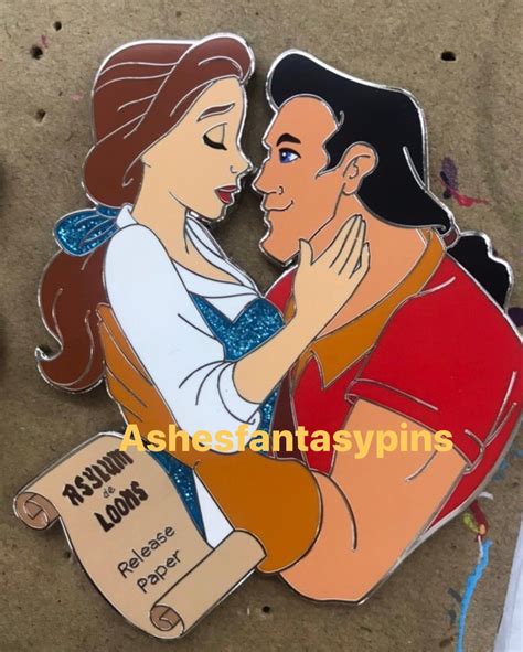 Belle & Gaston (Drawing by PaolaToscaArt @Instagram / Pin by AshesFantasyPins @Instagram) ) # ...