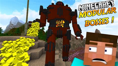 DES NOUVEAUX BOSS EPIC POUR MINECRAFT ! | Présentation du mod "MODULAR BOSSES"! - [1.8] - YouTube