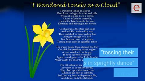 What is the theme for "The Daffodils" ("I Wandered Lonely as a Cloud") by W. Wordsworth? - YouTube