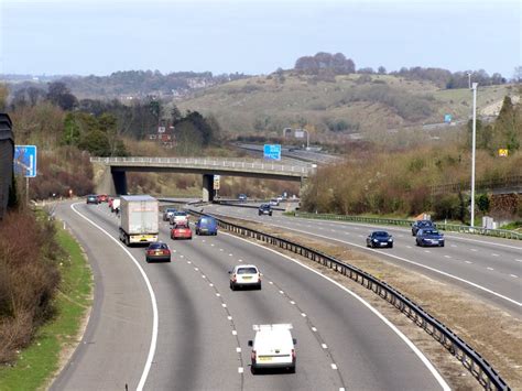 M3 motorway between Compton and Shawford © Jim Champion :: Geograph ...