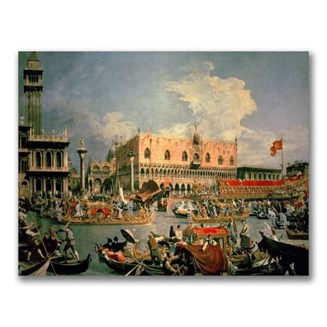 Canaletto 'Return of the Bucintoro' Canvas Art - Overstock - 8033998