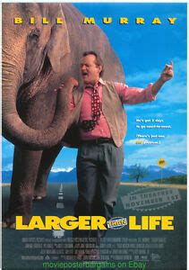 LARGER THAN LIFE MOVIE POSTER B MINI SHEET BILL MURRAY | eBay