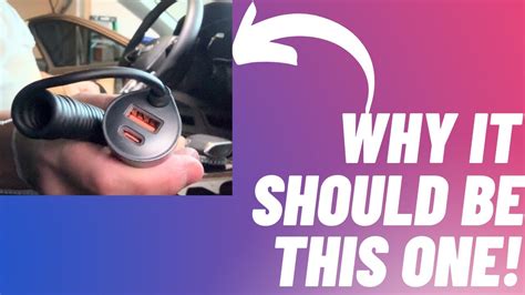 Review of Multi Port USB C Car Charger Adapter - YouTube