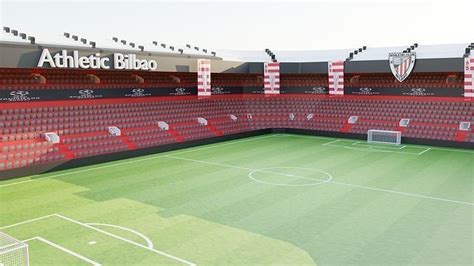 3D model Athletic Bilbao Football Stadium VR / AR / low-poly | CGTrader