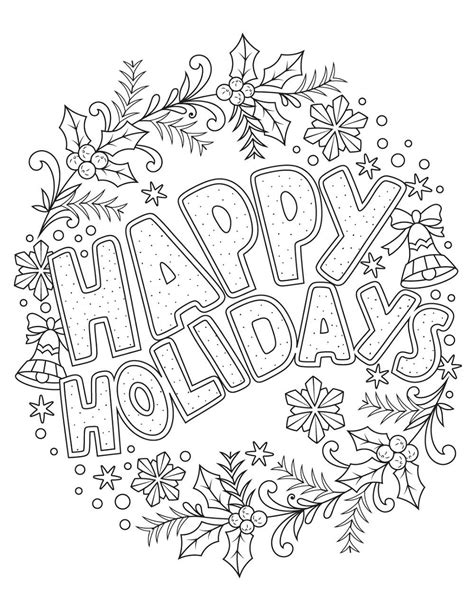 Holiday Coloring Pages | K5 Worksheets