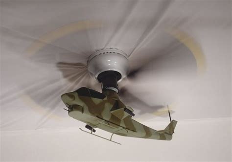 Helicopter Ceiling Fan - my bf wants this for our home, I actually ...