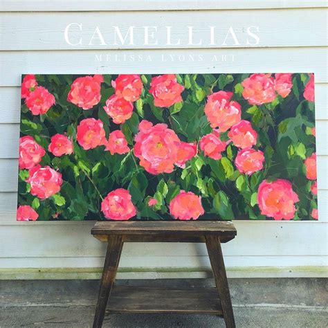 camellias | Flower art painting, Painting, Painting illustration