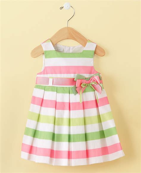 First Impressions Baby Dress, Baby Girls Bold Stripe Dress - Kids Baby Girl (0-24 months ...