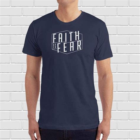 Faith Over Fear Mens T-Shirt