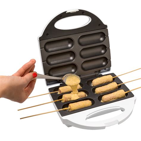 CucinaPro Mini Corn Dog Maker - Makes 6 at Once