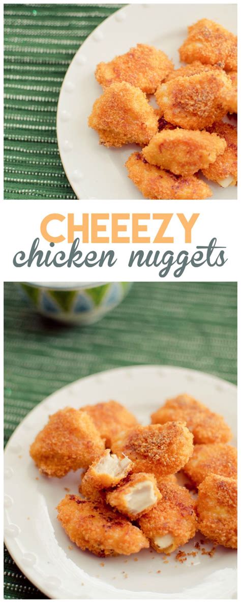 cheezy chicken nuggets | Chicken nugget recipes, Cheesy chicken ...