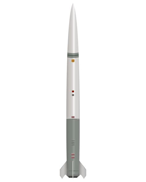 missile balistique dans un style réaliste. fusée militaire. illustration png colorée. 15310452 PNG